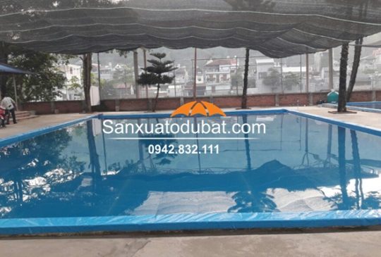 Hồ bơi bằng bạt âm mặt đất